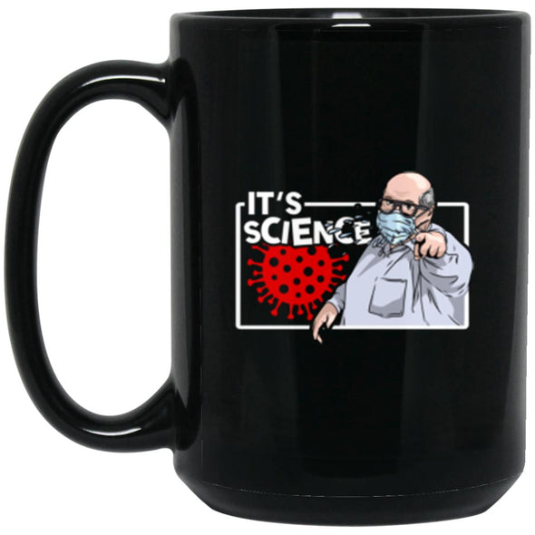 It's sCiEnCe Black Mug 15oz (2-sided)