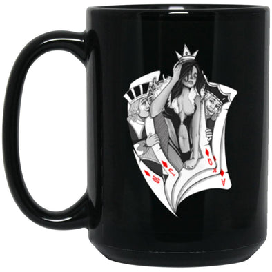 Royal Black Mug 15oz (2-sided)