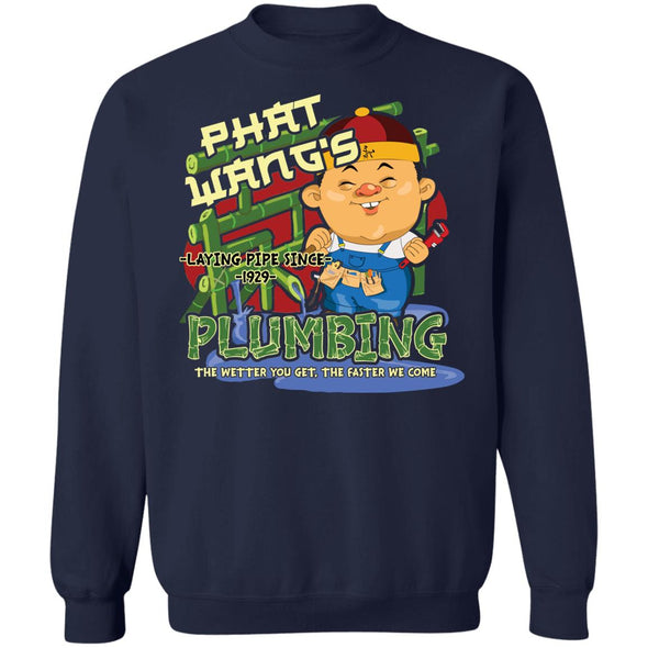 Phat Wang's Plumbing Crewneck Sweatshirt