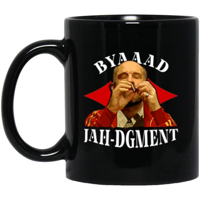 Bad Judgment Black Mug 11oz (2-sided)