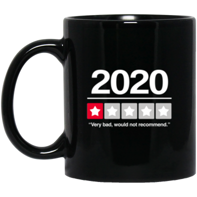 2020 Review Black Mug 11oz (2-sided)