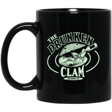 The Drunken Clam Black Mug 11oz (2-sided)