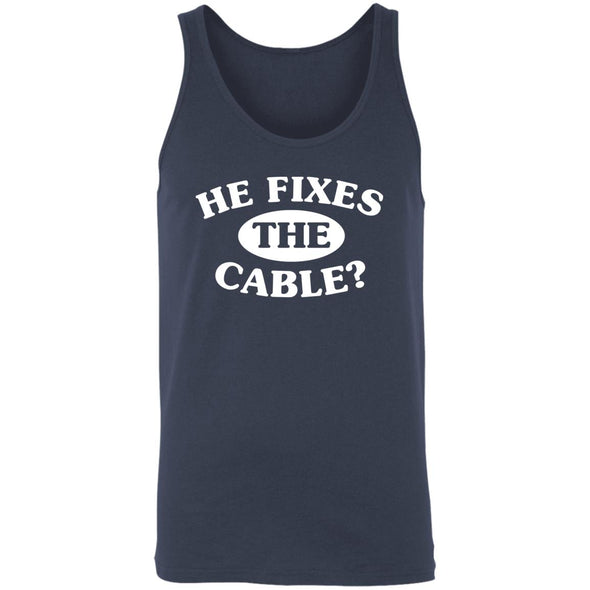 He Fixes The Cable? Tank Top