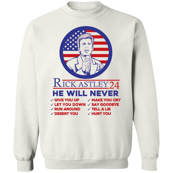 Rick Astley 24 Crewneck Sweatshirt