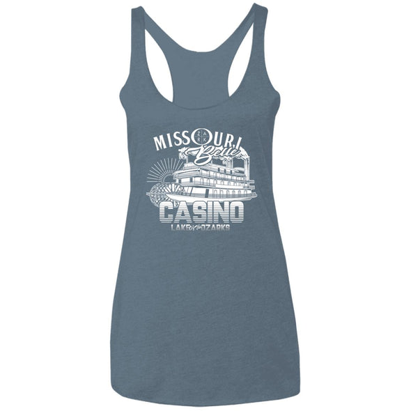 Missouri Belle Casino Ladies Racerback Tank