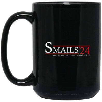 Smails 24 Black Mug 15oz (2-sided)