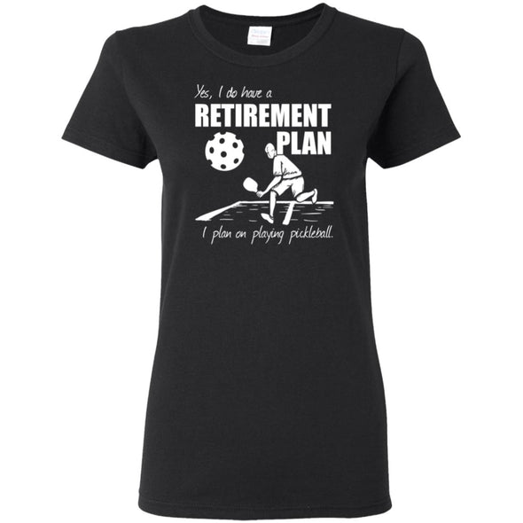 Pickleball Retirement Ladies Cotton Tee