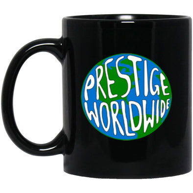 Prestige Worldwide Black Mug 11oz (2-sided)