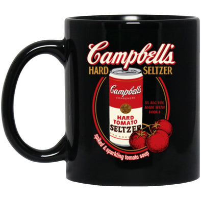 Campbell's Hard Seltzer Black Mug 11oz (2-sided)