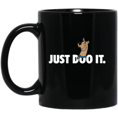 Just Doo It Black Mug 11oz (2-sided)