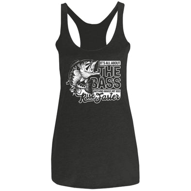 All About bASS Ladies Racerback Tank