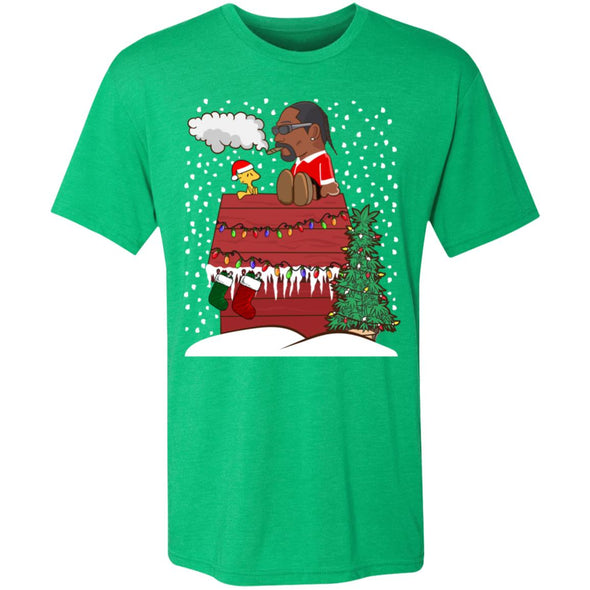 Snoopy Dogg Christmas Premium Triblend Tee