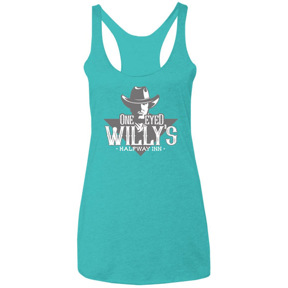 Willy's Halfway Inn Ladies Racerback Tank