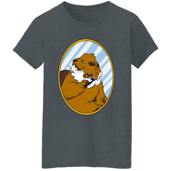 Shaving Beaver Ladies Cotton Tee