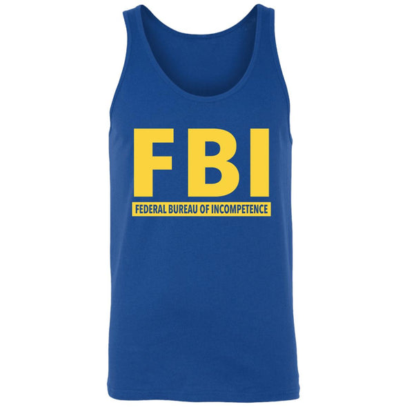 FBI Incompetence Tank Top