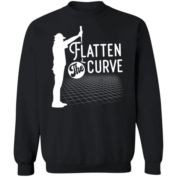 Flatten The Curve Golf Crewneck Sweatshirt