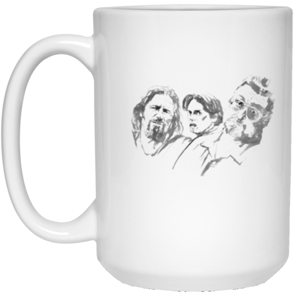 Lebowski Art 2 White Mug 15oz (2-sided)