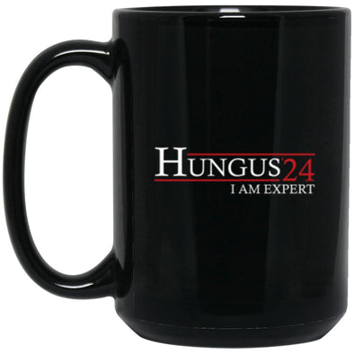 Hungus 24 Black Mug 15oz (2-sided)