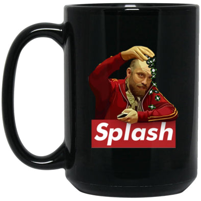 Splash Black Mug 15oz (2-sided)