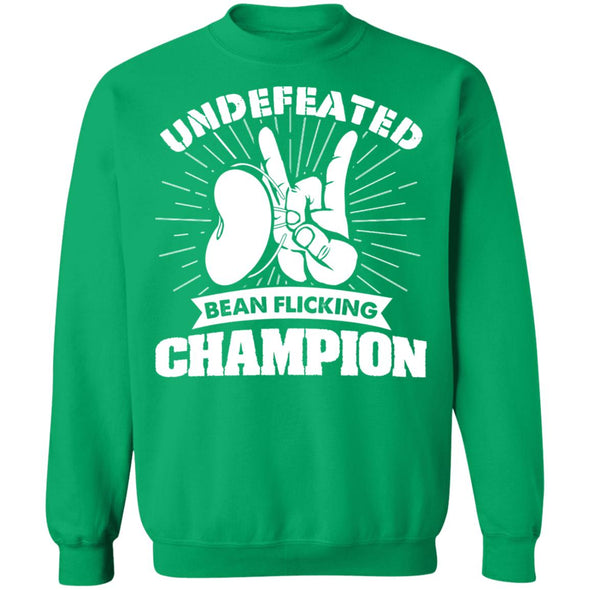 Undefeated Bean Flicking Champ Crewneck Sweatshirt