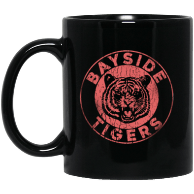 Bayside Tigers Black Mug 11oz (2-sided)