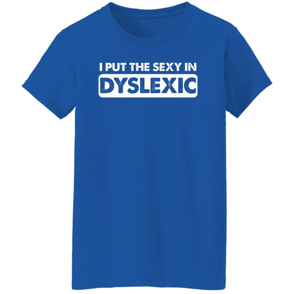 Sexy Dyslexic Ladies Cotton Tee