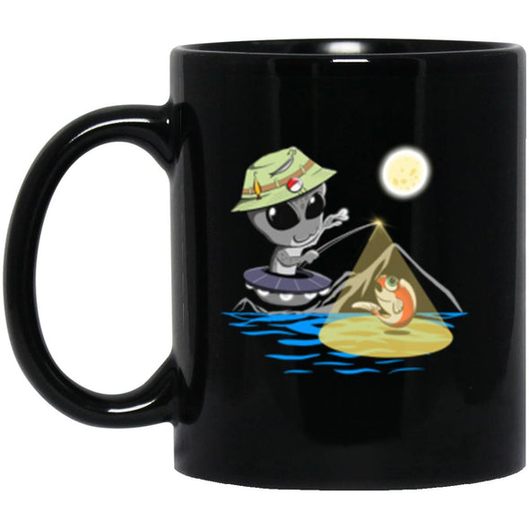 UFO Black Mug 11oz (2-sided)