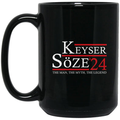 Keyser Soze 24 Black Mug 15oz (2-sided)
