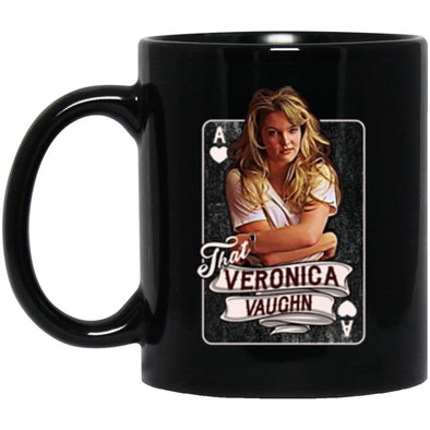 Veronica Vaughn Black Mug 11oz (2-sided)