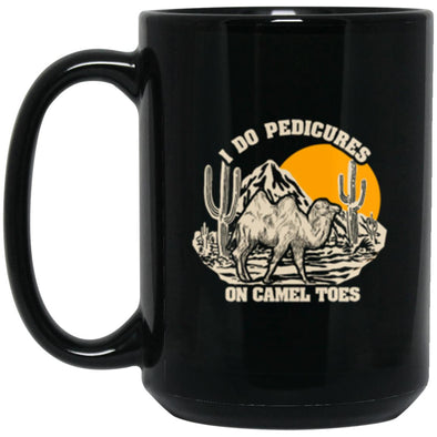 Camel Toes Black Mug 15oz (2-sided)