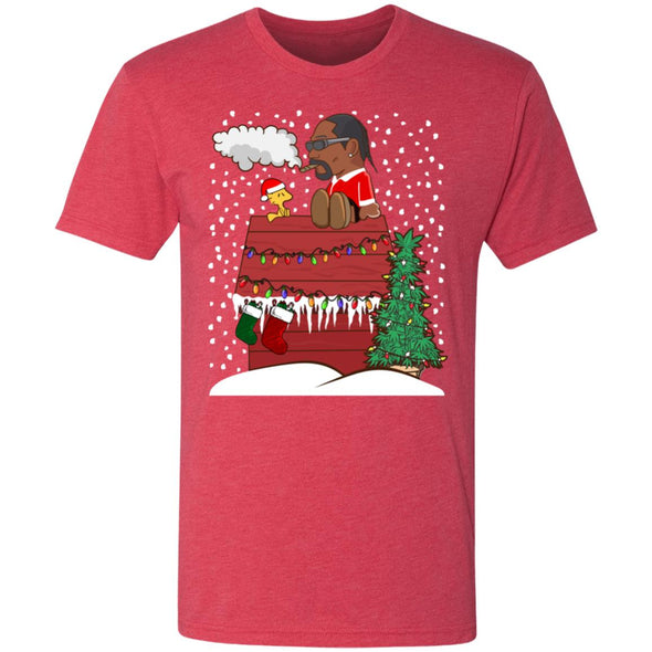 Snoopy Dogg Christmas Premium Triblend Tee