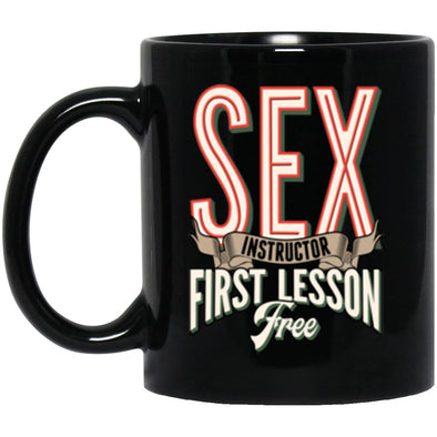 Sex Instructor Black Mug 11oz (2-sided)