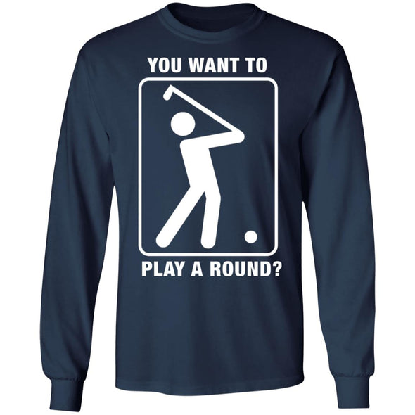 Play A Round Heavy Long Sleeve