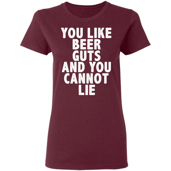 Beer Guts Ladies Cotton Tee