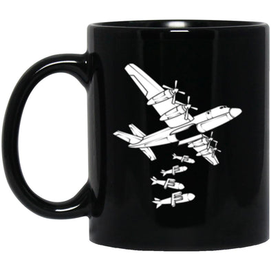 F-Bomb Black Mug 11oz (2-sided)