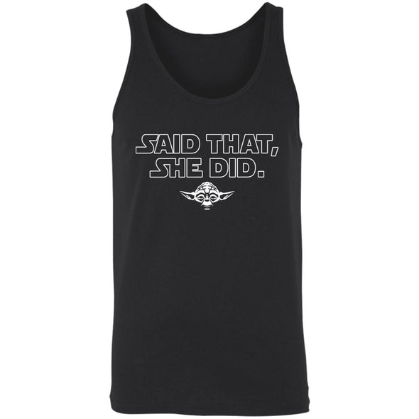 What She Said Yoda Tank Top