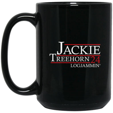 Jackie Treehorn 24 Black Mug 15oz (2-sided)