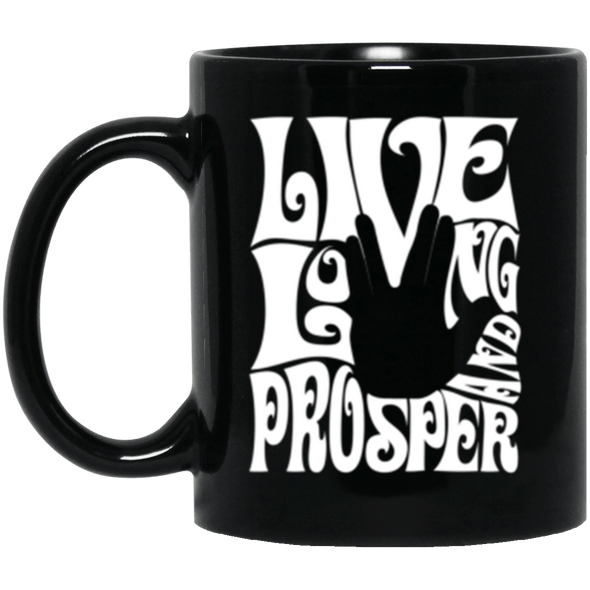 Prosper Retro Black Mug 11oz (2-sided)
