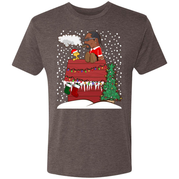 Snoopy Dogg Christmas Premium Triblend Tee