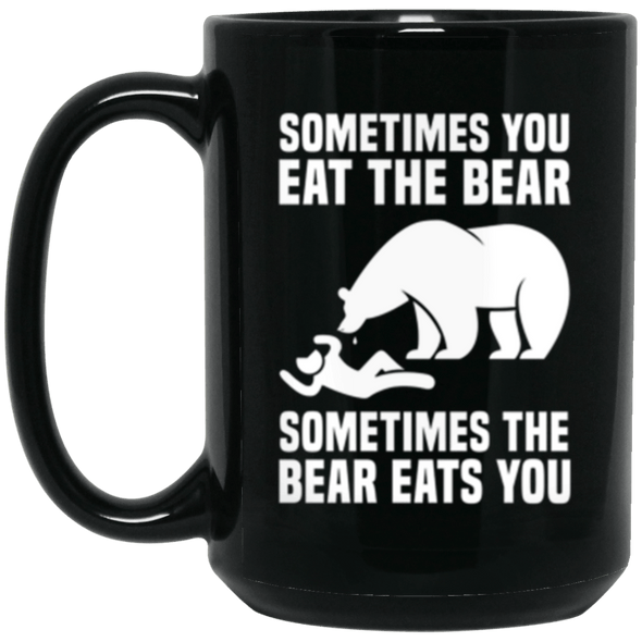 The Bear Black Mug 15oz (2-sided)