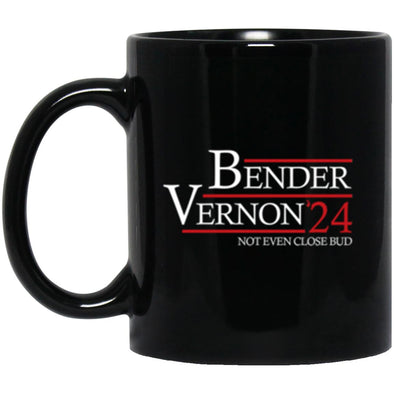 Bender Vernon 24 Black Mug 11oz (2-sided)
