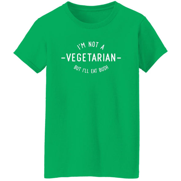 Not a Vegetarian Ladies Cotton Tee