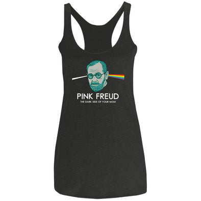 Pink Freud Ladies Racerback Tank