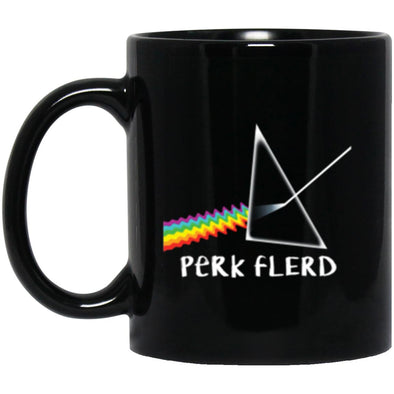 Perk Flerd Black Mug 11oz (2-sided)
