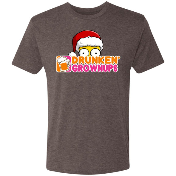 Drunken Grownups Christmas Premium Triblend Tee