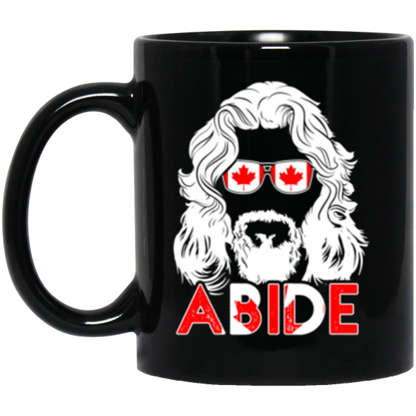 Abide Canada Black Mug 11oz (2-sided)