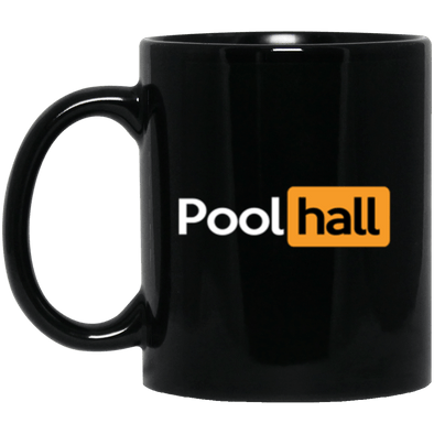 Pool Hall Black Mug 11oz (2-sided)