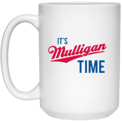 Mulligan Time White Mug 15oz (2-sided)