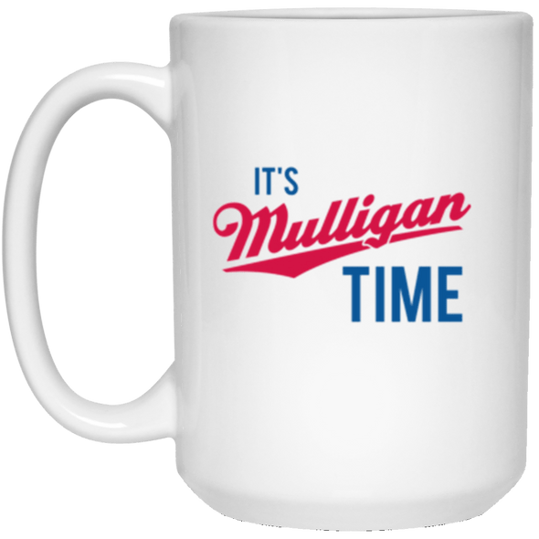 Mulligan Time White Mug 15oz (2-sided)
