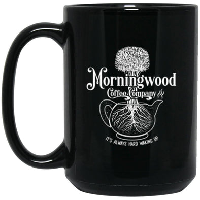 Morningwood Coffee Black Mug 15oz (2-sided)